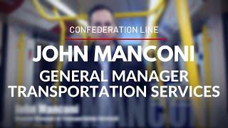 O-Train Line 1 : Technical Facts with John Manconi, General Manager of Transportation Services