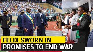 Congo's President Sworn-in. Promises to Stop Rwanda from attacking Congo.