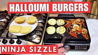 Halloumi Burgers On The Ninja SIZZLE #cooking #recipe #howto