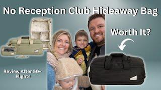 No Reception Club Hideaway Carry-On Duffel Bag Review (From A Travel Mom)