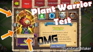 Helden Test Plant Warrior | Castle Clash