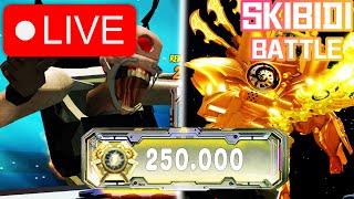 250.000 REACTOR CORE OPENING LIVE | Skibidi Toilet Battle Livestream