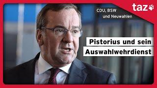 Pistorius und sein Auswahlwehrdienst – Die Woche mit Friedrich Küppersbusch