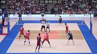 Volleyball : Japan - Poland Amazing Full Match