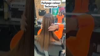 Foilyage Hair Colour | Balayage Hair colour |          #shorts #ytshorts #viralshorts