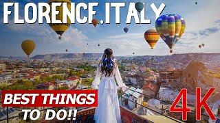 Florence, Italy  TRAVEL GUIDE| TOP 25 Things to do 4K Experience