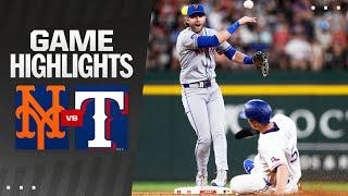 Mets vs. Rangers Game Highlights (6/17/24) | MLB Highlights