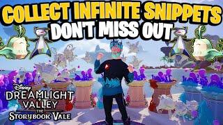 Spawn INFINITE Snippets! [HURRY BEFORE PATCHED] | Dreamlight Valley: Storybook Vale