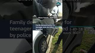 Bodycam footage shows the teen was fatally shot in the back #itvnews #news #delaneomartin #usa