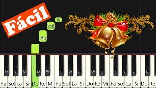 Navidad en Piano  TUTORIAL / COVER + Notas | Facil