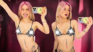 [4K] Valeria Vee | Bikini Try On #tryonhaul #fashion #style