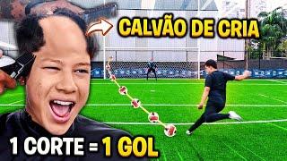 SÓ UM VAI FICAR COM O CABELO BONITO!! (1 GOL = CORTE DE CABELO)