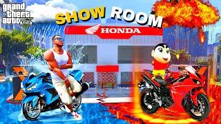 GTA 5 : Shinchan & Franklin Open New Honda Showroom In Los Santos City in GTA 5 Tamil !