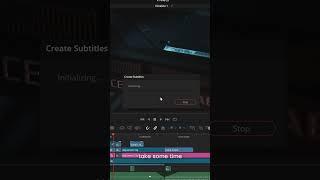 Auto Generate AI Subtitles in Davinci Resolve in just a click | No Plug-ins #studio