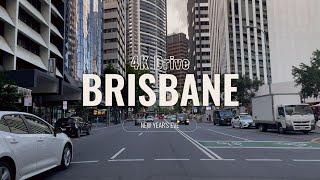 4K Drive in Brisbane | New Year's Eve | Australia Travel | 2023