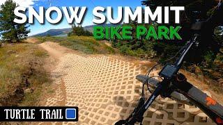 Turtle Trail MTB Flow Trail POV 4K | Snow Summit Bike Park 2022