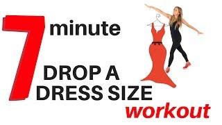 7 MINUTE WORKOUT - DROP A DRESS SIZE - 7 DAY HOME WORKOUT EXERCISE CHALLENGE
