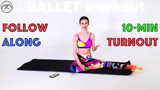 10-min follow-along TURNOUT WORKOUT with BALLERINA Maria Khoreva