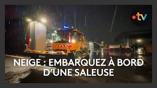 Neige : embarquez avec les patrouilles qui assurent la sécurité des routes normandes