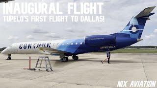 Inaugural Flight - Contour Airlines Tupelo to Dallas First Departure!