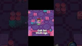 Colt 3v1 Challange! #brawlstars #shorts