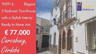 Elegant 3 Bedroom and stylish interior Townhouse Property for sale in Spain inland Andalucia TH5916