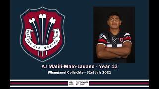 AJ Malili-Malo-Lauano Try - FAHS 1st XV