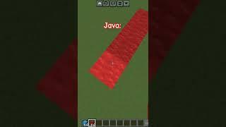 Minecraft Bedrock vs Java  #minecraft  #bedrockedition #javaedition