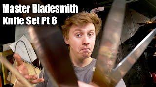 6 Weeks To Make 5 Perfect Knives... -The Road To Mastersmith (part6)