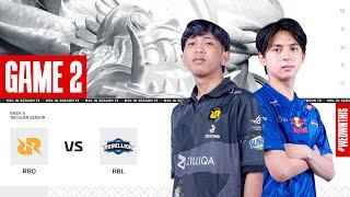 RRQ HOSHI vs REBELLION ESPORTS | Regular Season Week 6 Day 3 | Game 2 | #MPLIDS13