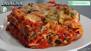 Veg Lasagna recipe | Lasagna sauce recipe | Vegetarian dinner - Sattvik Kitchen