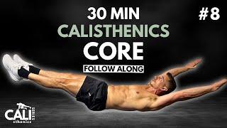 30 Min CALISTHENICS CORE WORKOUT | Day 8