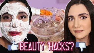 Trying Clickbait Beauty "Hacks" From Facebook