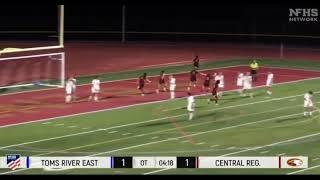 Ilyas Ciltepe (Central) scores the golden goal off the free kick by Benzon to win in OT on 9/11/2024