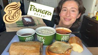 Panera Bread Mukbang (new items) !!!!