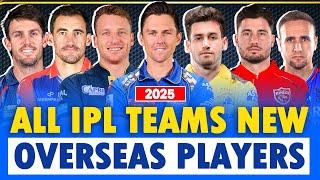 All Teams Overseas Players IPL Mega Auction Live Updates | All Teams Final Squad all Overseas Player