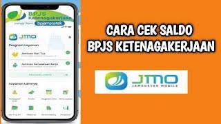 CARA CEK SALDO BPJS KETENAGAKERJAAN || cek saldo di JMO 2023