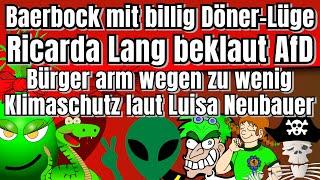 Baerbock fordert billig Döner für ALLE & Ricarda Lang beklaut die AfD [ Meinungspirat ]