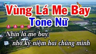 Karaoke Vùng Lá Me Bay Tone Nữ ( Gm ) Nhạc Sống 2024 || Tuấn Cò Karaoke