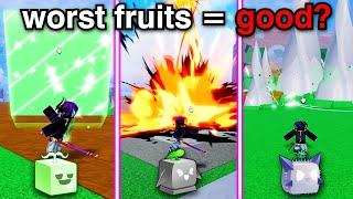 I Made GOOD Combos for the WORST Fruits In Blox Fruits!