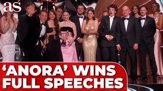 ANORA, BIG WINNER AT OSCARS 2025: FULL AWARDS SPEECHES