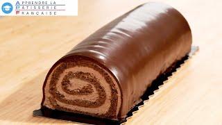 Ultra light and easy to make chocolate log roll