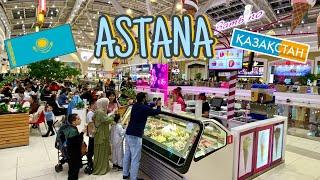 Astana, Kazakhstan Walking Food Court Tour To Shopping Center Mega Silk Way | Restaurants, Eat
