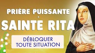  DÉBLOQUER UNE SITUATION avec SAINTE RITA  PRIÈRE très PUISSANTE