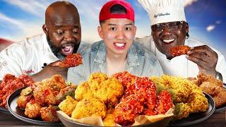 Black Chefs try the ENTIRE Korean Fried Chicken Menu