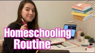 MEINE HOMESCHOOLING ROUTINE⎮Simple Vero