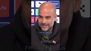 Pep Guardiola on Zlatan SAYINGS about him: "He is RIGHT, my EGO is to the roof!!!" #shorts