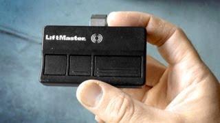 How to program a Garage Door Remote & change battery LiftMaster Chamberlain