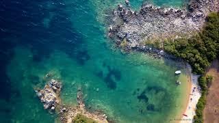 Kamini Beach Perdika Thesprotia ~ Epirus Greece | View from Above | flypath