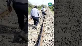 Vande Bharat Express Saved From Derailment, Stones Laid On Railway Track #vandebharatexpress #shorts